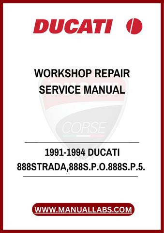 DON’T LET MECHANICAL ISSUES HOLD YOU BACK FROM ENJOYING THE RIDE. INVEST IN THE 1991-1994 DUCATI 888 WORKSHOP REPAIR SERVICE MANUAL TODAY AND EMPOWER YOURSELF WITH THE