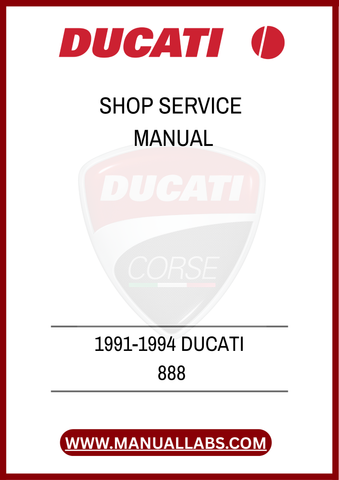 DON'T MISS OUT ON THE OPPORTUNITY TO ENHANCE YOUR MOTORCYCLE EXPERIENCE. DOWNLOAD THE 1991-1994 DUCATI 888 SHOP SERVICE MANUAL TODAY AND ENSURE YOUR BIKE RUNS SMOOTHLY