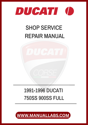 DON'T LET MECHANICAL ISSUES HOLD YOU BACK. INVEST IN THE 1991-1996 DUCATI 750SS 900SS FULL SHOP SERVICE REPAIR MANUAL TODAY AND KEEP YOUR BIKE RUNNING SMOOTHLY FOR YEARS TO