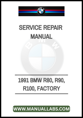UNLOCK THE FULL POTENTIAL OF YOUR 1991 BMW R80, R90, OR R100 WITH OUR COMPREHENSIVE FACTORY SERVICE REPAIR MANUAL IN PDF FORMAT. THIS ESSENTIAL GUIDE IS DESIGNED TO PROVIDE YOU WITH DETAILED INSTRUCTIONS,V