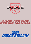1991 DODGE STEALTH SHOP SERVICE REPAIR MANUAL - PDF