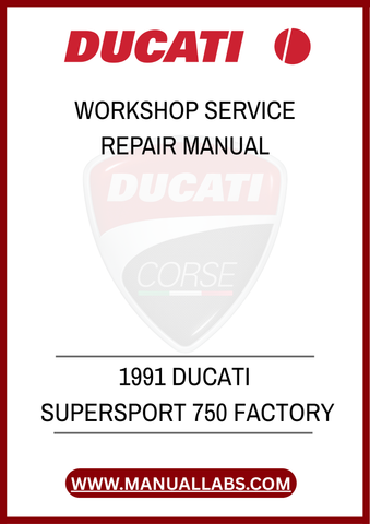 DON'T MISS OUT ON THE OPPORTUNITY TO ENHANCE YOUR OWNERSHIP EXPERIENCE. DOWNLOAD THE 1991 DUCATI SUPERSPORT 750 FACTORY WORKSHOP SERVICE REPAIR MANUAL TODAY AND