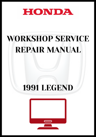 1991 LEGEND WORKSHOP SERVICE REPAIR MANUAL - PDF