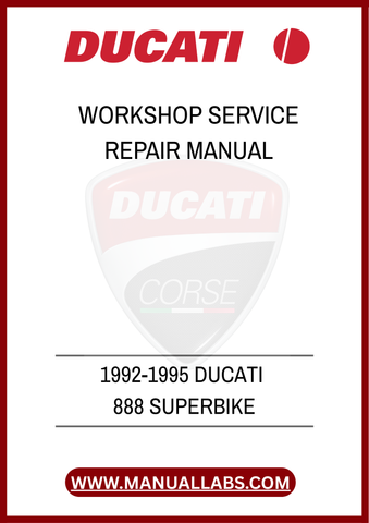 DON'T LET MINOR ISSUES TURN INTO MAJOR PROBLEMS. INVEST IN THE 1992-1995 DUCATI 888 SUPERBIKE WORKSHOP SERVICE REPAIR MANUAL TODAY AND ENSURE YOUR BIKE REMAINS IN PEAK