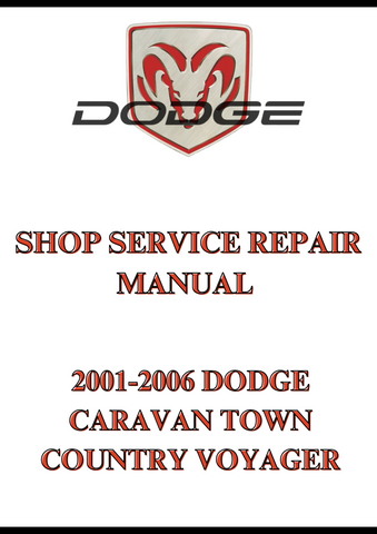 1992-1996 DODGE CARAVAN TOWN- COUNTRY- PLYMOUTH- VOYAGER SHOP SERVICE REPAIR MANUAL - PDF