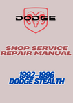 1992-1996 DODGE STEALTH SHOP SERVICE REPAIR MANUAL - PDF