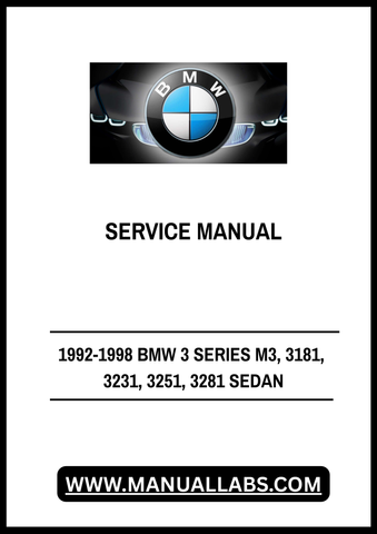 Unlock the full potential of your 1992-1998 BMW 3 Series with our comprehensive Service Manual, available in a convenient PDF format. This essential guide covers all models, including the M3, 318i, 323i, 325i, and 328i, ensuring you have the information you need for maintenance and repairs at your fingertips.