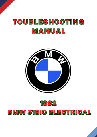 1992 BMW 318IC ELECTRICAL TOUBLESHOOTING MANUAL - PDF