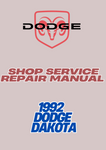1992 DODGE DAKOTA SHOP SERVICE REPAIR MANUAL - PDF