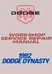 1992 DODGE DYNASTY WORKSHOP SERVICE REPAIR  MANUAL - PDF
