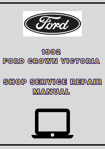 1992 FORD CROWN VICTORIA SHOP SERVICE REPAIR MANUAL - PDF