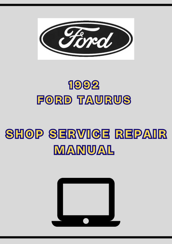 1992 FORD TAURUS SHOP SERVICE REPAIR MANUAL - PDF