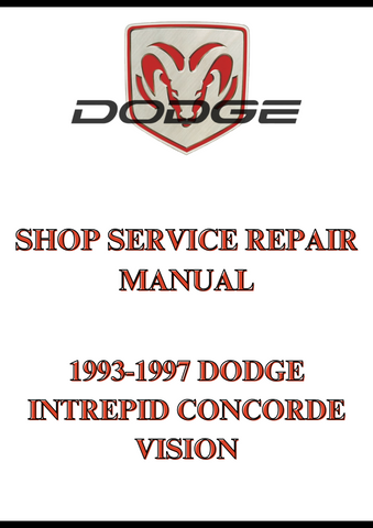 1993-1997 DODGE INTREPID CONCORDE VISION SHOP SERVICE REPAIR MANUAL - PDF