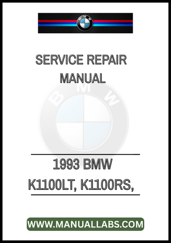 DON'T LET MINOR PROBLEMS TURN INTO MAJOR HEADACHES. INVEST IN THE FACTORY SERVICE REPAIR MANUAL TODAY AND GAIN ACCESS TO THE KNOWLEDGE YOU NEED TO MAINTAIN YOUR BMW K1100 SERIES. 