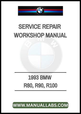 REV UP YOUR MOTORCYCLE MAINTENANCE WITH THE 1993 BMW R80, R90, R100 SERVICE REPAIR WORKSHOP MANUAL IN PDF FORMAT. THIS COMPREHENSIVE GUIDE IS DESIGNED SPECIFICALLY FOR ENTHUSIASTS AND MECHANICS ALIKE, 