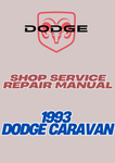 1993 DODGE CARAVAN SHOP SERVICE REPAIR MANUAL - PDF