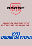 1993 DODGE DAYTONA SHOP SERVICE REPAIR MANUAL - PDF