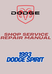 1993 DODGE SPIRIT SHOP SERVICE REPAIR MANUAL - PDF