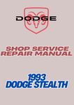 1993 DODGE STEALTH SHOP SERVICE REPAIR MANUAL - PDF