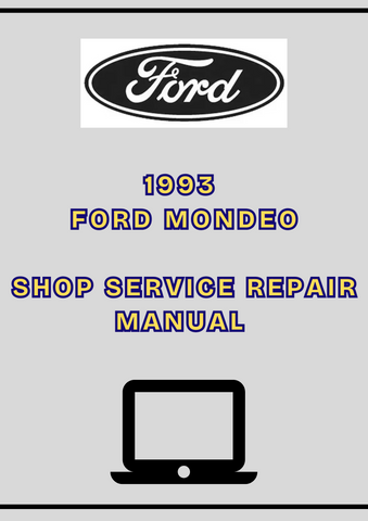 1993 FORD MONDEO SHOP SERVICE REPAIR MANUAL - PDF