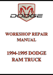 1994-1995 DODGE RAM TRUCK WORKSHOP REPAIR MANUAL - PDF