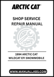 UNLOCK THE FULL POTENTIAL OF YOUR 1994 ARCTIC CAT WILDCAT EFI SNOWMOBILE WITH OUR COMPREHENSIVE SHOP SERVICE REPAIR MANUAL, AVAILABLE FOR INSTANT PDF DOWNLOAD.