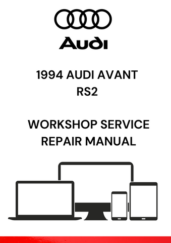 ACCESS THE 1994 AUDI AVANT RS2 WORKSHOP SERVICE REPAIR MANUAL IN PDF. A MUST-HAVE RESOURCE FOR MAINTENANCE, REPAIRS, AND TROUBLESHOOTING YOUR VEHICLE.