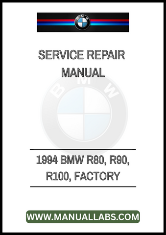 UNLOCK THE FULL POTENTIAL OF YOUR 1994 BMW R80, R90, AND R100 WITH OUR COMPREHENSIVE FACTORY SERVICE REPAIR MANUAL IN PDF FORMAT. THIS ESSENTIAL GUIDE IS DESIGNED TO PROVIDE YOU WITH DETAILED INSTRUCTIONS, 