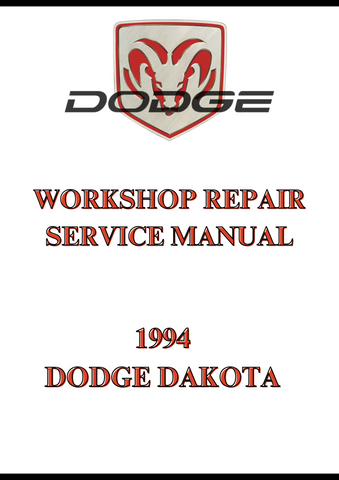 1994 DODGE DAKOTA WORKSHOP REPAIR SERVICE MANUAL - PDF