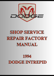 1994 DODGE INTREPID SHOP SERVICE REPAIR FACTORY MANUAL - PDF