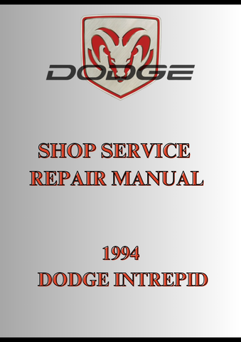 1994 DODGE INTREPID SHOP SERVICE REPAIR MANUAL - PDF