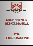 1994 DODGE RAM 2500 SHOP SERVICE REPAIR MANUAL - PDF