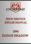  1994 DODGE SHADOW SHOP SERVICE REPAIR MANUAL - PDF