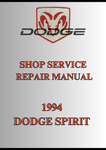 1994 DODGE SPIRIT SHOP SERVICE REPAIR MANUAL - PDF