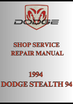 1994 DODGE STEALTH 94 SHOP SERVICE REPAIR MANUAL - PDF