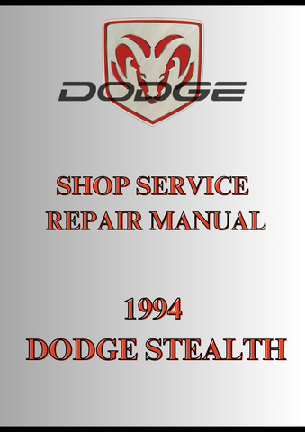 1994 DODGE STEALTH SHOP SERVICE REPAIR MANUAL - PDF