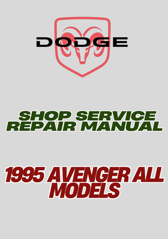 1995 AVENGER ALL MODELS SHOP SERVICE REPAIR MANUAL - PDF