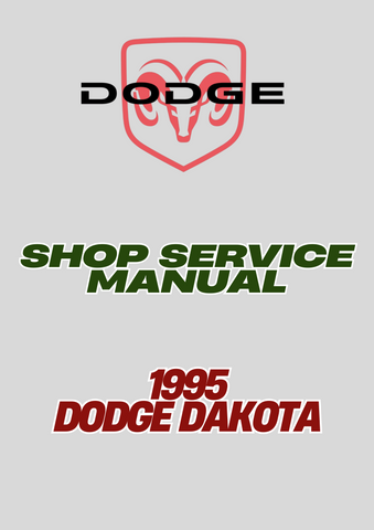  1995 DODGE DAKOTA SHOP SERVICE MANUAL - PDF