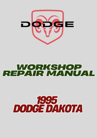 1995 DODGE DAKOTA WORKSHOP REPAIR MANUAL - PDF