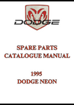 1995 DODGE NEON SPARE PARTS CATALOGUE MANUAL - PDF