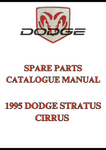 1995 DODGE STRATUS CIRRUS SPARE PARTS CATALOGUE MANUAL - PDF