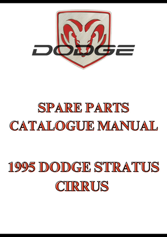 1995 DODGE STRATUS CIRRUS SPARE PARTS CATALOGUE MANUAL - PDF