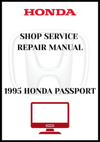 1995 HONDA PASSPORT SHOP SERVICE REPAIR MANUAL - PDF