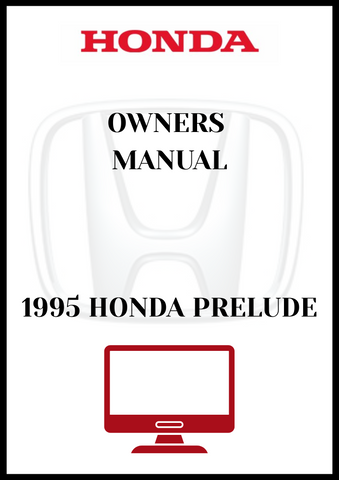 1995 HONDA PRELUDE OWNERS MANUAL - PDF