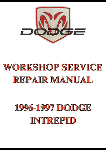 1996-1997 DODGE INTREPID WORKSHOP SERVICE REPAIR MANUAL - PDF
