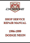 1996-1999 DODGE NEON SHOP SERVICE REPAIR MANUAL - PDF