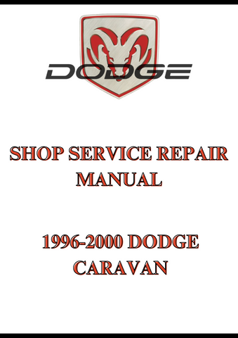 1996-2000 DODGE CARAVAN SHOP SERVICE REPAIR MANUAL - PDF