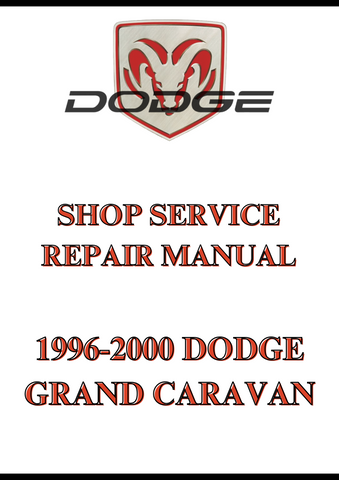1996-2000 DODGE GRAND CARAVAN SHOP SERVICE REPAIR MANUAL - PDF
