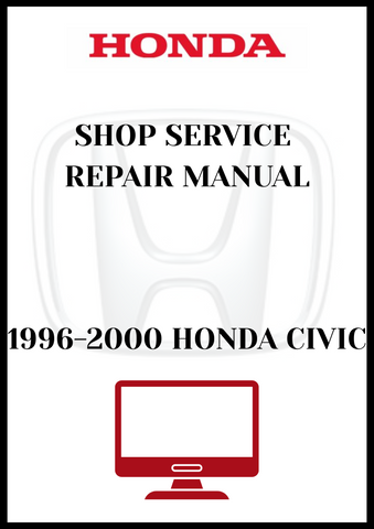 1996-2000 HONDA CIVIC SHOP SERVICE REPAIR MANUAL - PDF