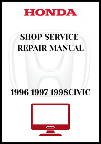 1996 1997 1998CIVIC SHOP SERVICE REPAIR MANUAL - PDF